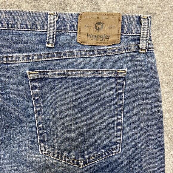 Wrangler Relaxed Fit Jeans Men’s Size 50x29 Blue Denim - Picture 10 of 11